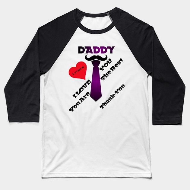 Happy father's day Baseball T-Shirt by MBRK-Store